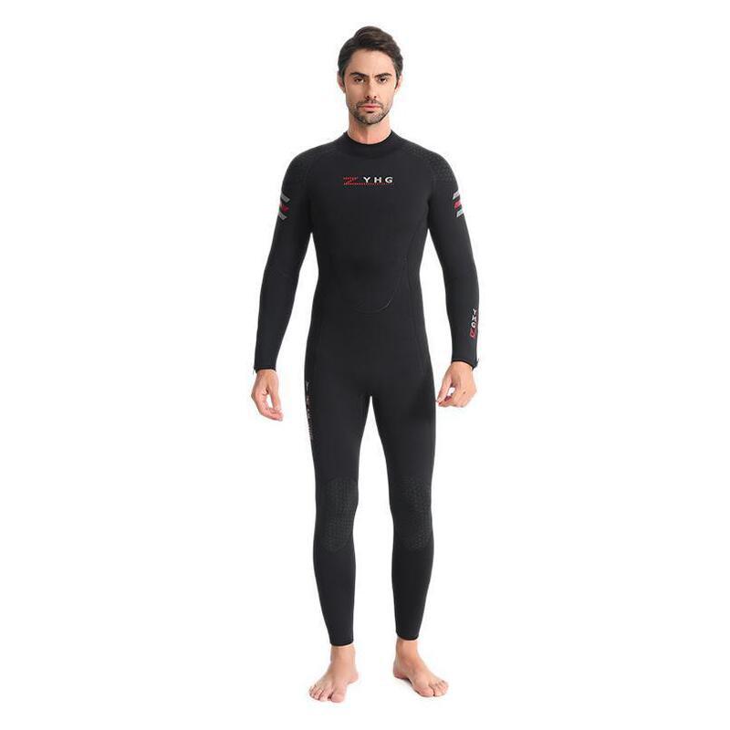 5mm Neoprene Wetsuit Men Women Winter Swimming Diving Full Body Long Sleeve Pants Thermal Insulated XS