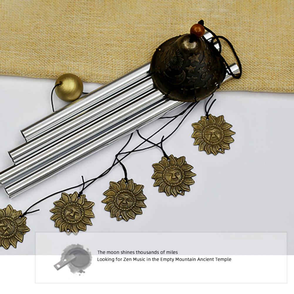 Metallrohr Musik Windspiele Personalisierte Haustürdekoration für Wohnzimmer Schlafzimmer