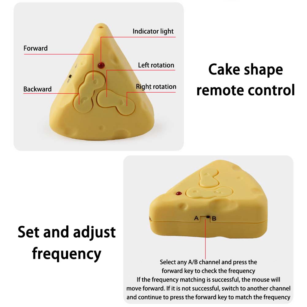 Wireless Remote Control Rat Toy Simulation Infrared Electronic Mouse Model For Cat Dog Scary Trick Toys
