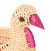 Cute Desktop Mini Turkey shape Storage Basket HandWoven Basket Home Decoration