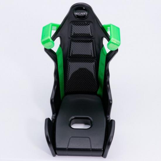 Racing Seat Car Phone Holder Stable Recaro Carbon Look Car Navigation Bracket recaro green