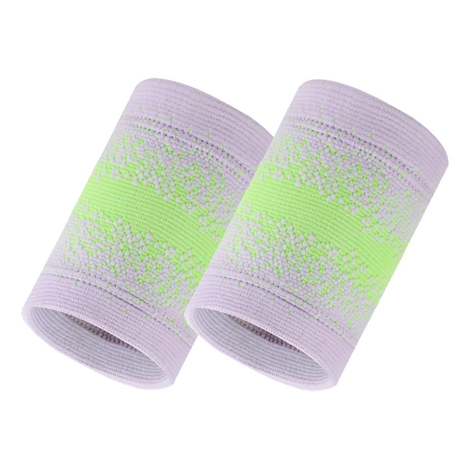 Gtubike 1 Pair Compression High Elasticity Knitted Breathable Moisture Wicking Athletic Sweatbands Sports Wristband Wrist Brace