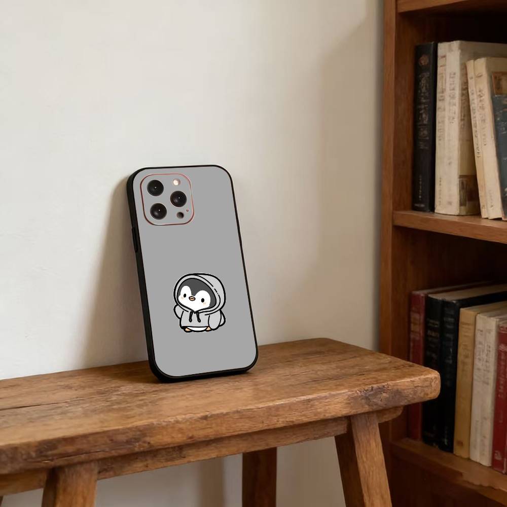 Penguin Kawaii Cute Cartoon Phone Case For iPhone17,16,15,14,13,12,11 Plus,Pro Magnetic with Magsafe Wireless Charging