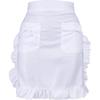 Lusofie Waist Apron Half Apron Maid Aprons Cooking Aprons for Women for Kitchen Cooking Restaurant Restaurant Bistro Coffee