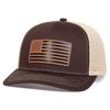 Net Baseball Label Leather Flag American Neutral Gender Women  Men For 1Piece Caps Spring And Summer Outdoor Adjustable Casual Hats Sunscreen Hat