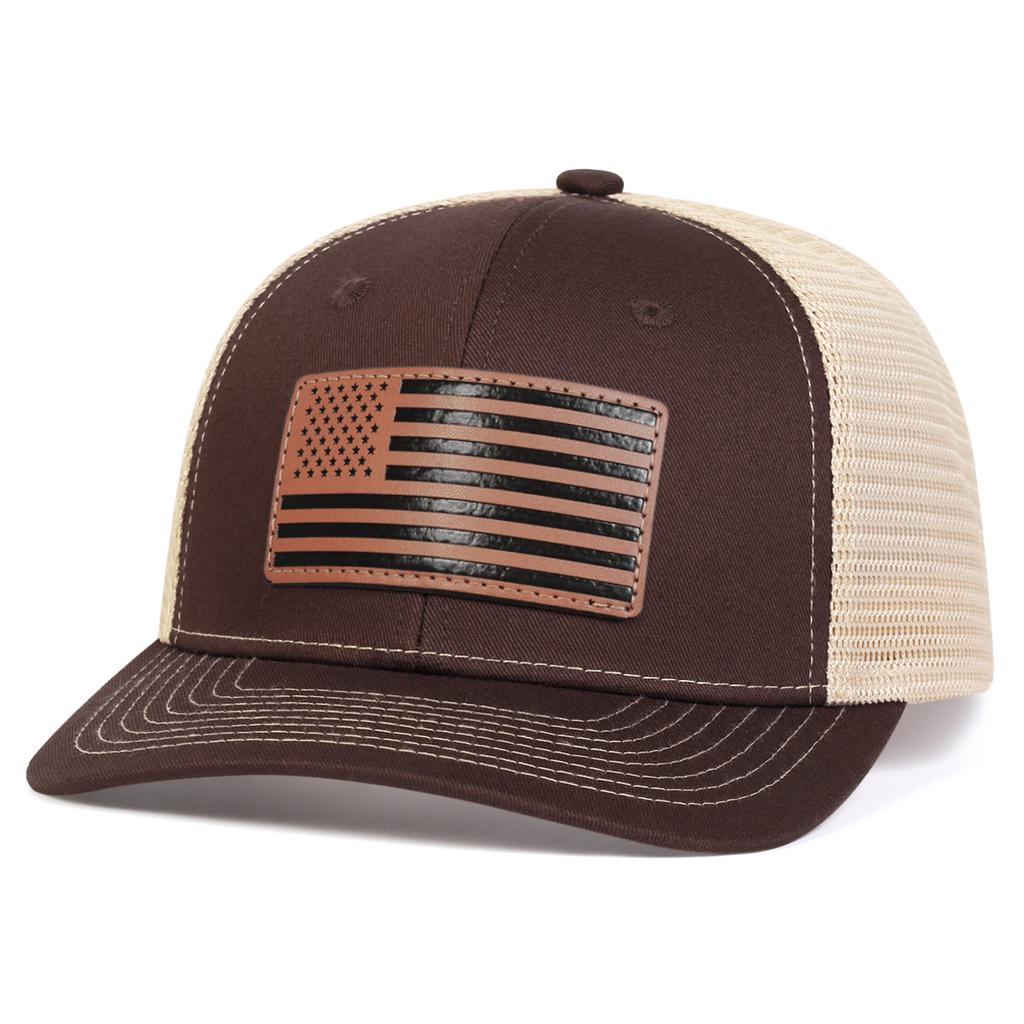 Net Baseball Label Leather Flag American Neutral Gender Women  Men For 1Piece Caps Spring And Summer Outdoor Adjustable Casual Hats Sunscreen Hat