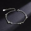 Lindon Zircon Bracelet Jewelry Geometric Bead Chain Link Bracelets Fashion Fine Wedding Gift for Girlfriend Women