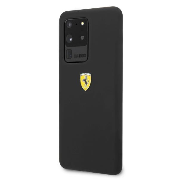 Etui Do Samsung Galaxy S20 Ultra Ferrari Silikonowe Czarne