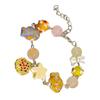 Cartoon Fish Beads Bracelet Unique Beads Bracelet Adjustable Chain Bracelet Fashion Wrist Jewelry Suitable for Women