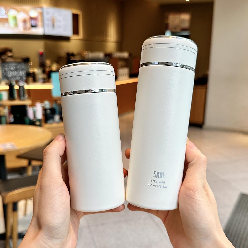 Fashionable thermal mug for women, 316 stainless steel, mini pocket water cup, high-value, compact and portable cup