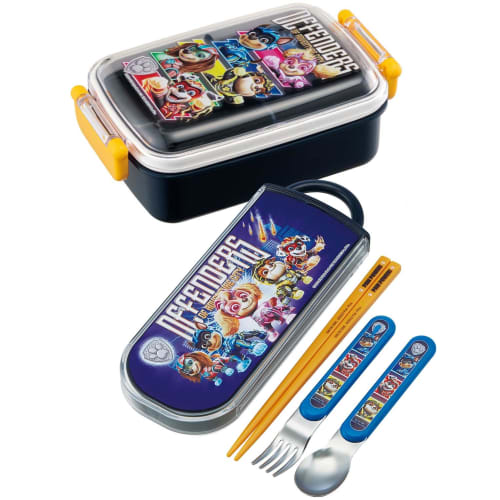 Skater Lunch Box for Children, 1 Tier, 450ml, Fluffy Dome Shape, Paw Patrol Movie, Antibacterial, For Children, Made In Japan RBF3ANAG-A