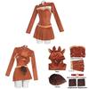 Christmas Reindeer Cosplay Costume With Fuzzy Material For Holiday Parties