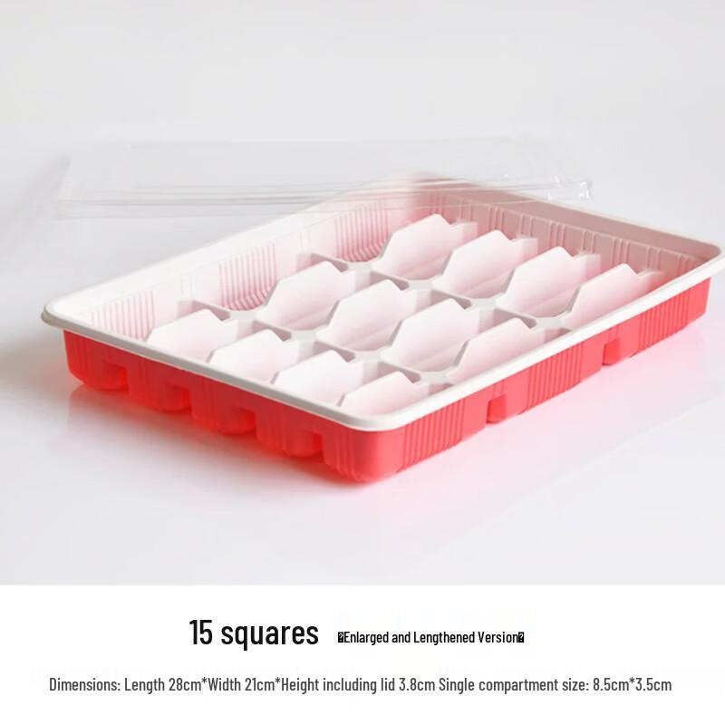 15-Compartment Disposable Dumpling Takeout Boxes