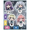 TV Anime "Grisaia: Phantom Trigger" Acrylic Character Stand Rena & Touka & Chris & Murasaki Deformed Character