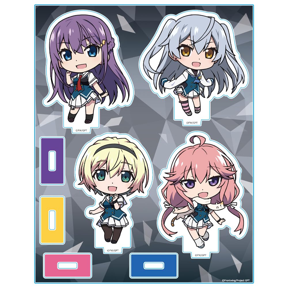 TV anime Phantom acrylic character stand Rena Touka Chris Murasaki deformed character  Grisaia Trigger  & & &