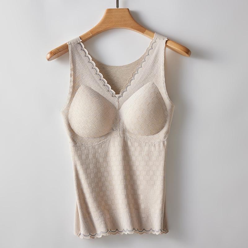 

Женский утепленный жилет без рукавов с бархатом, идеально подходит для весны, осени и зимы L (80-105 catties)