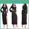 Women's Sexy Nun Fancy Dress Adult Halloween Costume For Memorable Cosplay Parties
