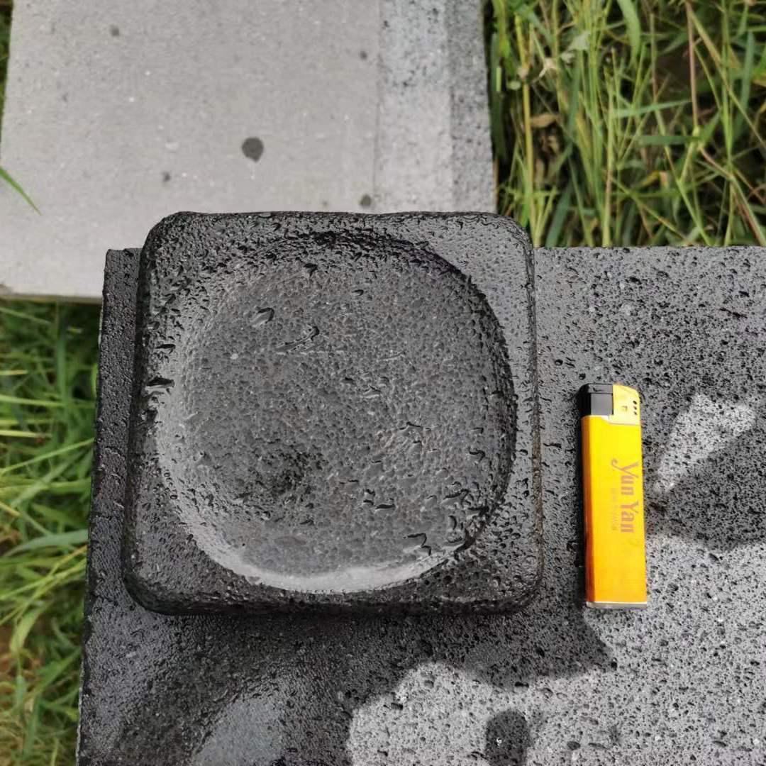 Volcanic Stone Barbecue Grill Pan for Outdoor Cooking