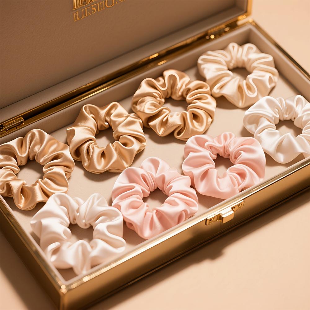 10 Stück Große Haargummis- Stilvolles Damen-Haarschmuck-Set, Perfekt für zwanglose Partys, Schulanfangssaison, Weihnachten