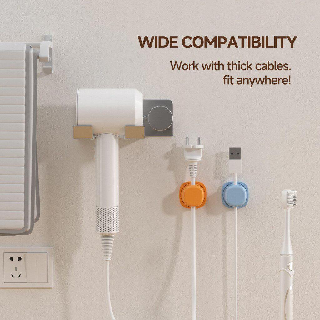 Rotating Desktop Cable Organizer: Mobile Phone Charging and Management Clip