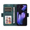 For Google Pixel 9a Case PU Leather Phone Cover Rhombus Starry Imprinted
