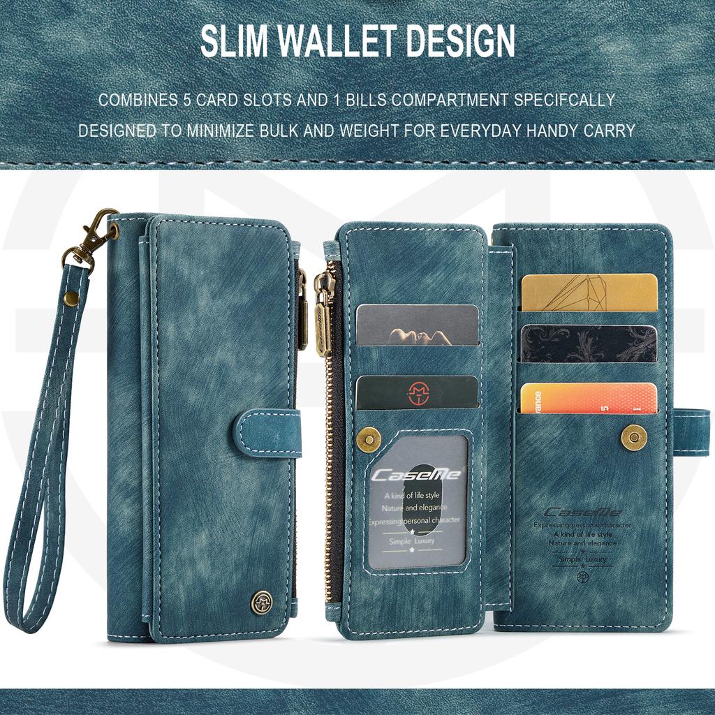 Anti -Dust Folding Leather Wallet Cover Case For Samsung Galaxy Z Fold 4 Fold4 Fold 3 Fold3 5g S23 Ultra S22 S21 Plus S20 Fe