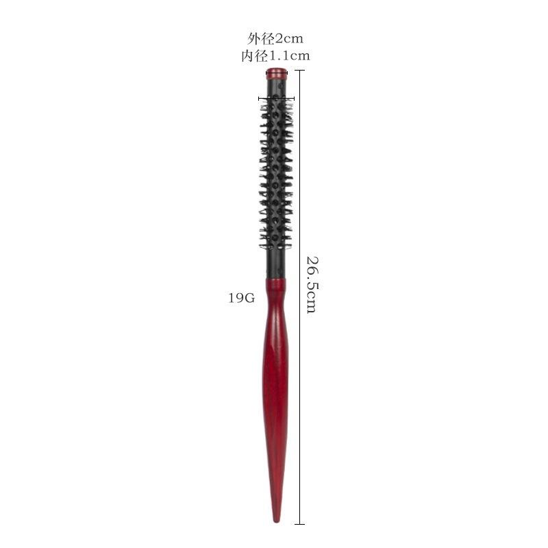 Tubo in Alluminio Forma Cilindrica a Rullo con Setole e Radici dei Capelli Soffici e Frangia Fibbia Interna Strumento di Bellezza per Styling Capelli Ricci
