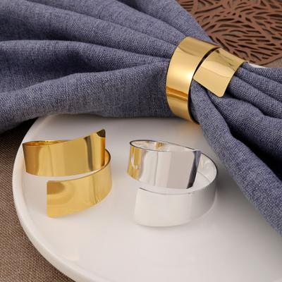 Irregular Shape Napkin Ring Rustproof Corrosion Resistant Smooth Edge Not Easily Deformed Party Napkin Buckle Decoration