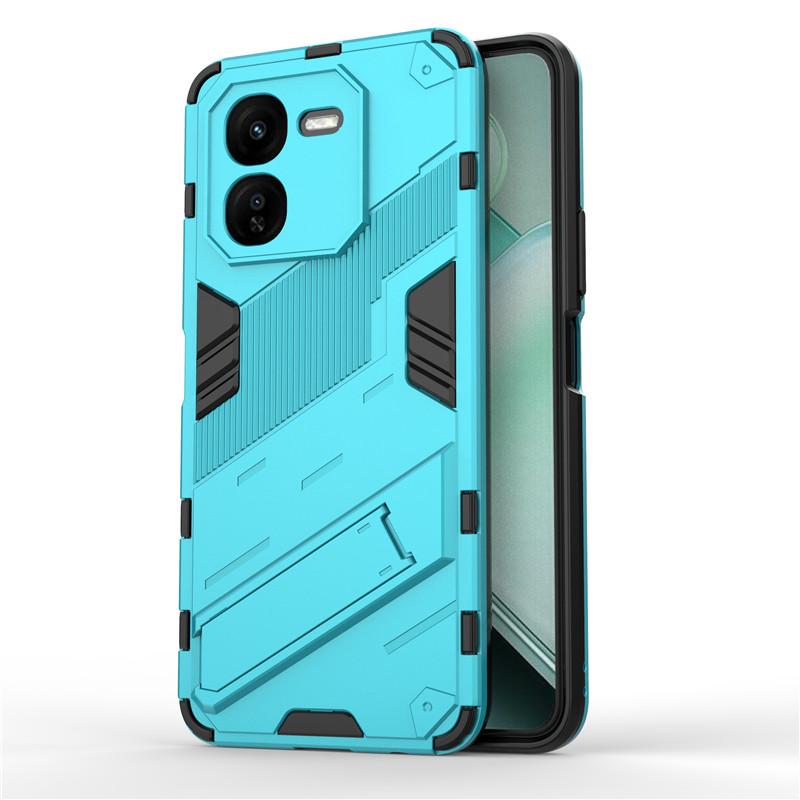 For ViVo iQOO Z9x Case ViVo iQOO Z9x 5G Cover Punk Style Armor Bumper Shield Protective Back Phone Cases On ViVo iQOO Z9x Funda