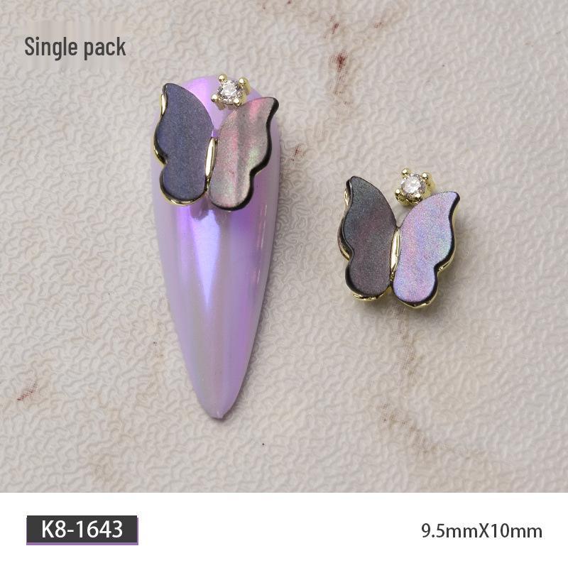 Luxury Zirconia Rhinestone Bow Nail Art Accessories