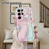 Phone Case: 2D Flat Samsung Galaxy A34 A35 M05 M06 S20 S22 S21 FE Plus 5G Protective Case, Couple Style, Pajama Girl, Christmas and Halloween Gift