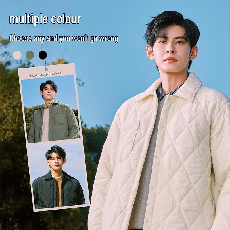 Baleno S&K Men's Loose Quilted Puffer Jacket