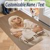Custom Text Printed Rug Billie Eilish Non Slip Floor Carpet For Home Room Decor