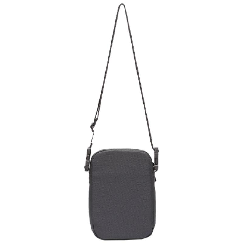 Nike Polyester Shoulder Bag, Crossbody Bag Unisex Black Gray Casual BA6344-082
