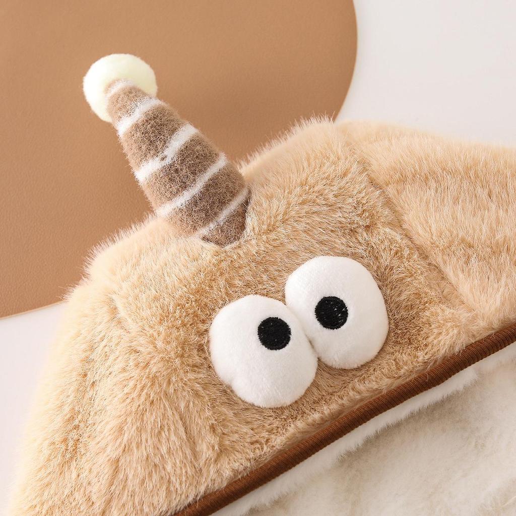 Plush Winter Baby Hat with Scarf - Thick, Warm, Windproof, and Ear-Protecting