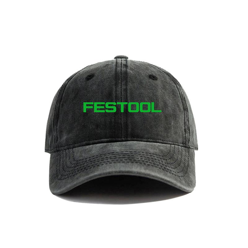 Festool Baseball Cap Distressed Hats Cap Unisex Retro Outdoor Summer Adjustable Hat MZ-135