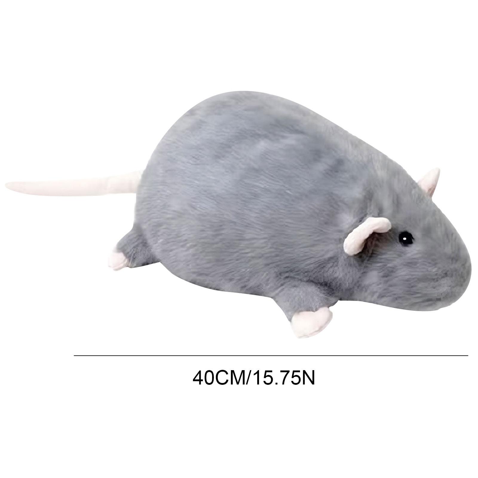 Creative Mouse Doll Plush Oversized Rat Doll Cartoon Soft Animal Figure Cute Simulation Jumbo Rat Plush Pillow Kids Gift