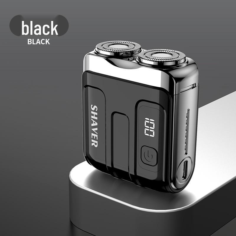 Men s Mini Electric Shaver - Rechargeable, Portable, Digital Display Razor