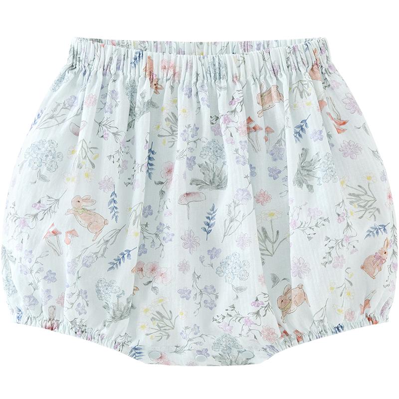 Minibala Pure Cotton Baby Girls  Summer PP Shorts 80