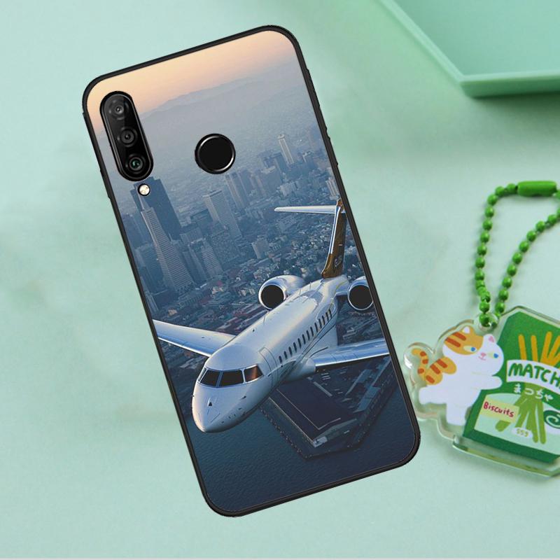 Airplane Aircraft Plane For Huawei Nova 10 9 SE 5T 12s 12i 11i Y91 Y90 Y60 Y70 Y72 Y61 P20 P40 P30 Lite P60 Pro Case