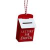 Cartoon Red Mailbox Hanging Ornament Elk Snowman Christmas Mailbox Decoration  Home Xmas Decor