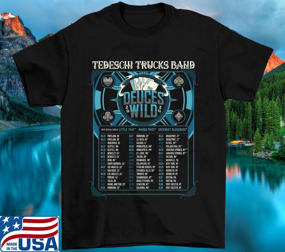 Tedeschi Trucks Band 2024 North American Tour T Shirt Full Size S-5XL Unisex T-Shirt S