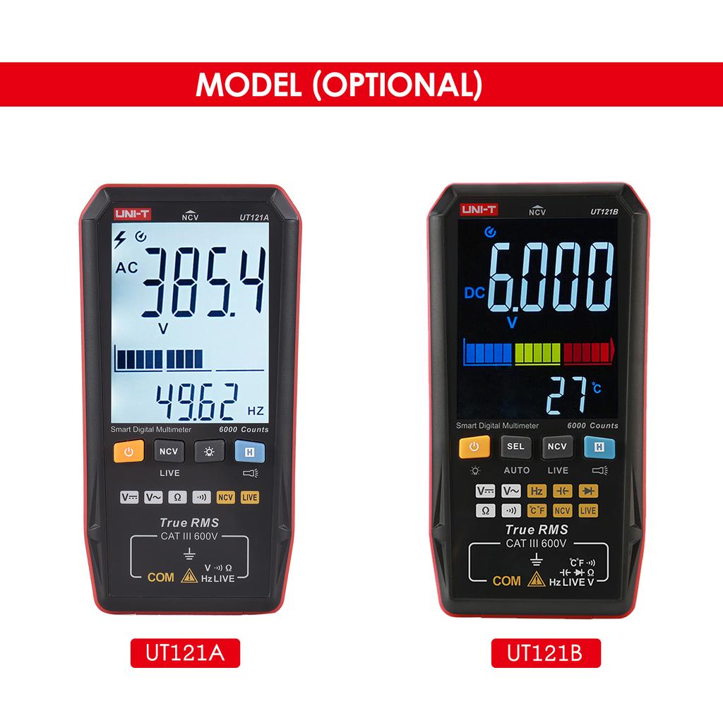 UNI-T UT121B Smart Digital Multimeter Mini Portable Universal Tester Multiple Meter Voltmeter with