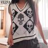 Women's Fashion Casual Summer Spring Sleeveless V-Neck Sweaters