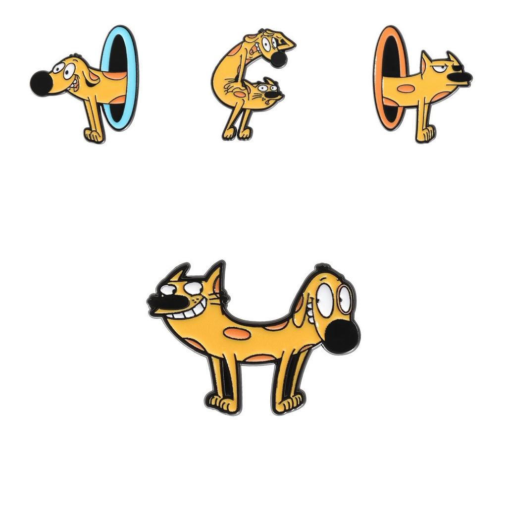 Character Cartoon Charming Alloy Brooch For Stylish Winter Accessories Fashion