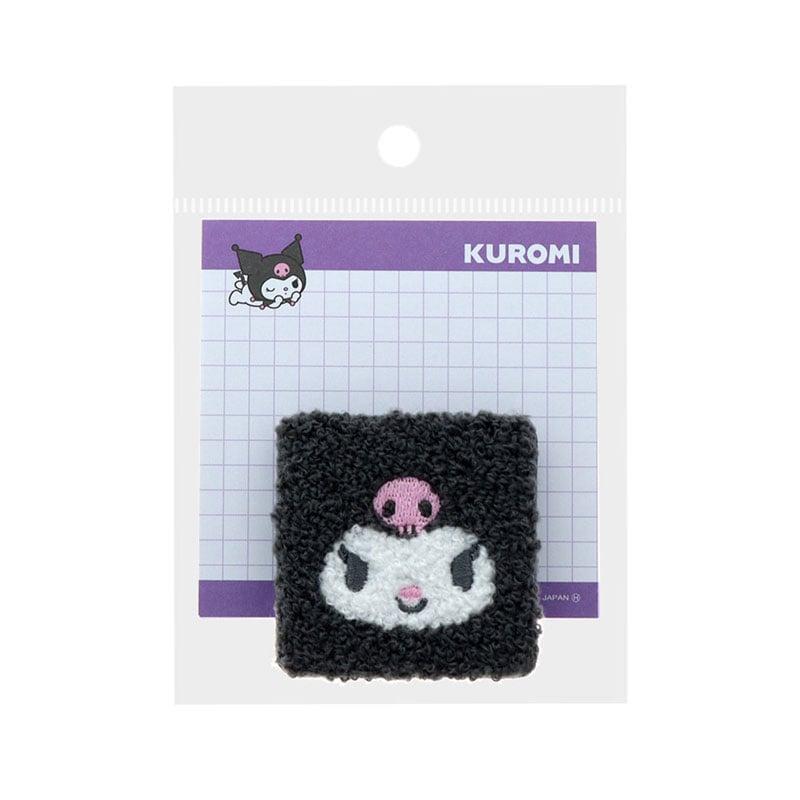 

Sanrio Petit Collection Fluffy Memo Pad With Clip KUROMI Japan NEW