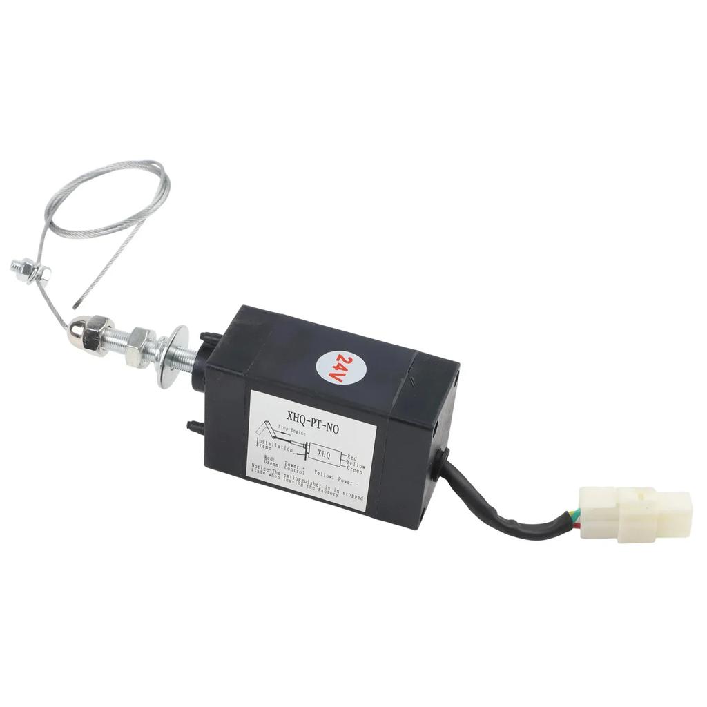 Electric Throttle Control 24V Electric Solenoid 24V Solenoid Valve Switch Wide Voltage Compatibility Compact Design