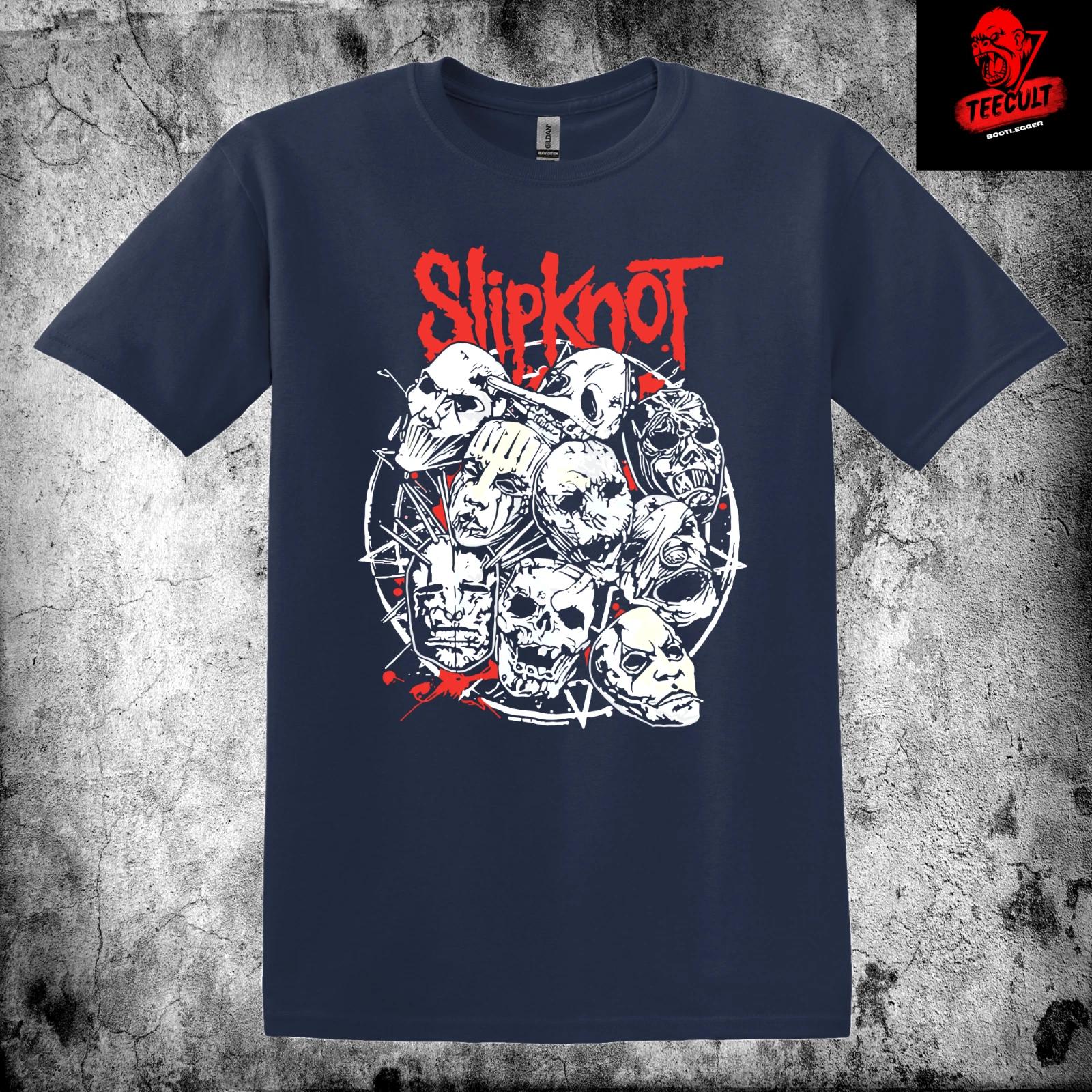 Men s and Women s T-shirts Slipknot Metal Rock Band Tee Unisex Heavy Cotton M