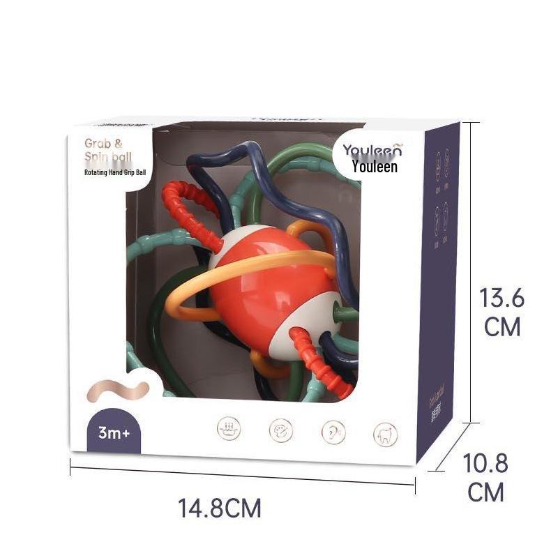 Yuele'en Newborn Baby Rattle & Teether Set: Educational Grasping Toy for 0-6 Months