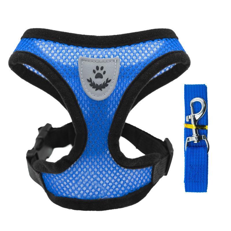 Pet Outdoor Vest-Style Dog Harness, Leash, and Collar Set